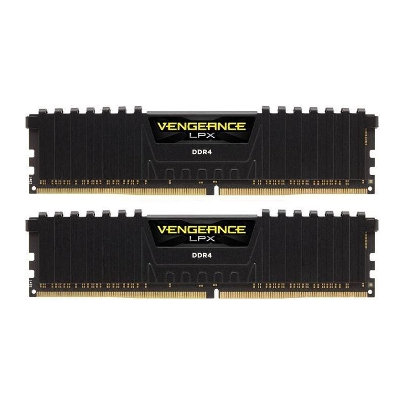 16GB (2x8GB) Corsair Vengeance LPX Nero DDR4-2133MHz CL13 (CL13-15-15-28) RA